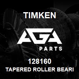 128160 Timken TAPERED ROLLER BEARINGS - SINGLE CUPS - IMPERIAL | AGA Parts