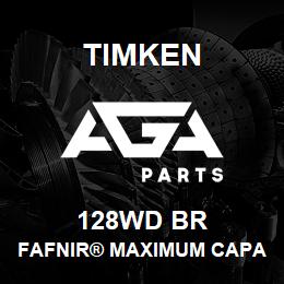 128WD BR Timken FAFNIR® MAXIMUM CAPACITY BALL BEARINGS (200W, 300W) | AGA Parts