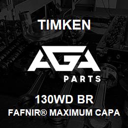 130WD BR Timken FAFNIR® MAXIMUM CAPACITY BALL BEARINGS (200W, 300W) | AGA Parts