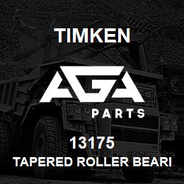 13175 Timken TAPERED ROLLER BEARINGS - SINGLE CONES - IMPERIAL | AGA Parts