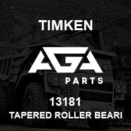 13181 Timken TAPERED ROLLER BEARINGS - SINGLE CONES - IMPERIAL | AGA Parts