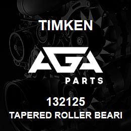 132125 Timken TAPERED ROLLER BEARINGS - SINGLE CUPS - IMPERIAL | AGA Parts