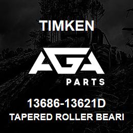 13686-13621D Timken TAPERED ROLLER BEARINGS - TDO (TAPERED DOUBLE OUTER) IMPERIAL | AGA Parts