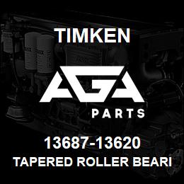 13687-13620 Timken TAPERED ROLLER BEARINGS - TS (TAPERED SINGLE) IMPERIAL | AGA Parts