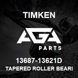 13687-13621D Timken TAPERED ROLLER BEARINGS - TDO (TAPERED DOUBLE OUTER) IMPERIAL | AGA Parts