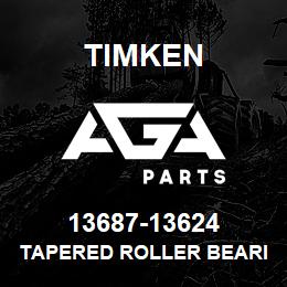 13687-13624 Timken TAPERED ROLLER BEARINGS - TS (TAPERED SINGLE) IMPERIAL | AGA Parts