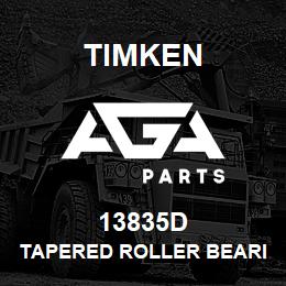 13835D Timken TAPERED ROLLER BEARINGS - DOUBLE TAPERED CUP - IMPERIAL | AGA Parts