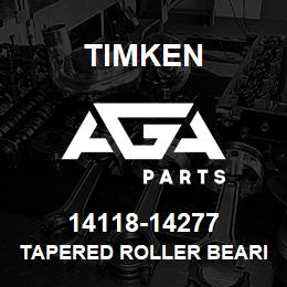 14118-14277 Timken TAPERED ROLLER BEARINGS - TS (TAPERED SINGLE) IMPERIAL | AGA Parts