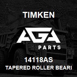 14118AS Timken TAPERED ROLLER BEARINGS - SINGLE CONES - IMPERIAL | AGA Parts