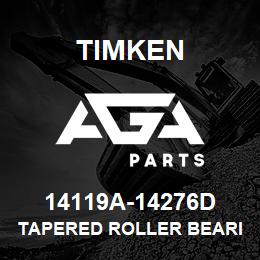 14119A-14276D Timken TAPERED ROLLER BEARINGS - TDO (TAPERED DOUBLE OUTER) IMPERIAL | AGA Parts