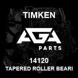 14120 Timken TAPERED ROLLER BEARINGS - SINGLE CONES - IMPERIAL | AGA Parts