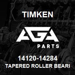 14120-14284 Timken TAPERED ROLLER BEARINGS - TS (TAPERED SINGLE) IMPERIAL | AGA Parts