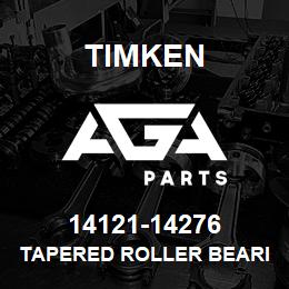 14121-14276 Timken TAPERED ROLLER BEARINGS - TS (TAPERED SINGLE) IMPERIAL | AGA Parts