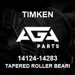 14124-14283 Timken TAPERED ROLLER BEARINGS - TS (TAPERED SINGLE) IMPERIAL | AGA Parts