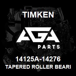 14125A-14276 Timken TAPERED ROLLER BEARINGS - TS (TAPERED SINGLE) IMPERIAL | AGA Parts