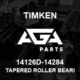 14126D-14284 Timken TAPERED ROLLER BEARINGS - TDI (TAPERED DOUBLE INNER) IMPERIAL | AGA Parts