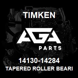 14130-14284 Timken TAPERED ROLLER BEARINGS - TS (TAPERED SINGLE) IMPERIAL | AGA Parts