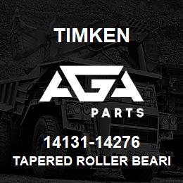 14131-14276 Timken TAPERED ROLLER BEARINGS - TS (TAPERED SINGLE) IMPERIAL | AGA Parts