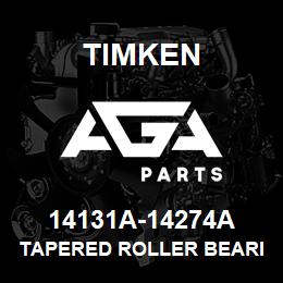 14131A-14274A Timken TAPERED ROLLER BEARINGS - TS (TAPERED SINGLE) IMPERIAL | AGA Parts