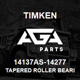 14137AS-14277 Timken TAPERED ROLLER BEARINGS - TS (TAPERED SINGLE) IMPERIAL | AGA Parts