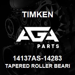 14137AS-14283 Timken TAPERED ROLLER BEARINGS - TS (TAPERED SINGLE) IMPERIAL | AGA Parts