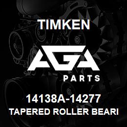 14138A-14277 Timken TAPERED ROLLER BEARINGS - TS (TAPERED SINGLE) IMPERIAL | AGA Parts