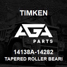 14138A-14282 Timken TAPERED ROLLER BEARINGS - TS (TAPERED SINGLE) IMPERIAL | AGA Parts