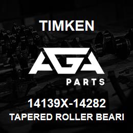 14139X-14282 Timken TAPERED ROLLER BEARINGS - TS (TAPERED SINGLE) IMPERIAL | AGA Parts