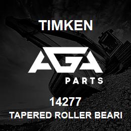 14277 Timken TAPERED ROLLER BEARINGS - SINGLE CUPS - IMPERIAL | AGA Parts