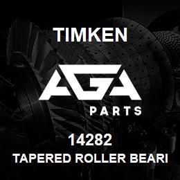 14282 Timken TAPERED ROLLER BEARINGS - SINGLE CUPS - IMPERIAL | AGA Parts