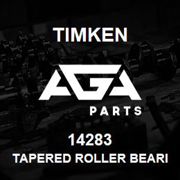 14283 Timken TAPERED ROLLER BEARINGS - SINGLE CUPS - IMPERIAL | AGA Parts