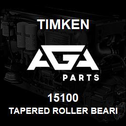 15100 Timken TAPERED ROLLER BEARINGS - SINGLE CONES - IMPERIAL | AGA Parts