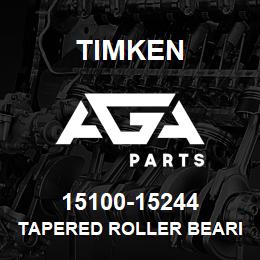 15100-15244 Timken TAPERED ROLLER BEARINGS - TS (TAPERED SINGLE) IMPERIAL | AGA Parts