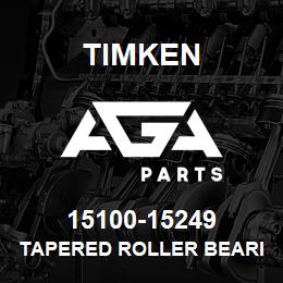 15100-15249 Timken TAPERED ROLLER BEARINGS - TS (TAPERED SINGLE) IMPERIAL | AGA Parts