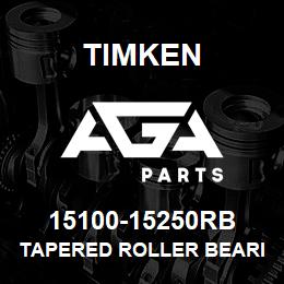 15100-15250RB Timken TAPERED ROLLER BEARINGS - TS (TAPERED SINGLE) IMPERIAL | AGA Parts