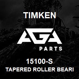 15100-S Timken TAPERED ROLLER BEARINGS - SINGLE CONES - IMPERIAL | AGA Parts