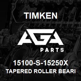 15100-S-15250X Timken TAPERED ROLLER BEARINGS - TS (TAPERED SINGLE) IMPERIAL | AGA Parts