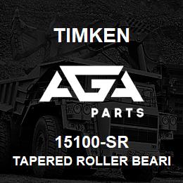 15100-SR Timken TAPERED ROLLER BEARINGS - SINGLE CONES - IMPERIAL | AGA Parts