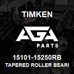 15101-15250RB Timken TAPERED ROLLER BEARINGS - TS (TAPERED SINGLE) IMPERIAL | AGA Parts