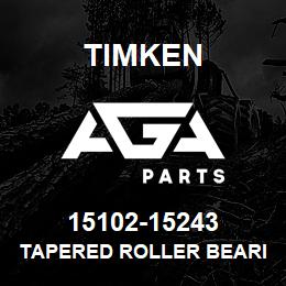 15102-15243 Timken TAPERED ROLLER BEARINGS - TS (TAPERED SINGLE) IMPERIAL | AGA Parts