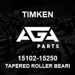 15102-15250 Timken TAPERED ROLLER BEARINGS - TS (TAPERED SINGLE) IMPERIAL | AGA Parts