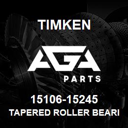 15106-15245 Timken TAPERED ROLLER BEARINGS - TS (TAPERED SINGLE) IMPERIAL | AGA Parts