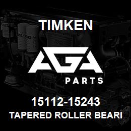 15112-15243 Timken TAPERED ROLLER BEARINGS - TS (TAPERED SINGLE) IMPERIAL | AGA Parts