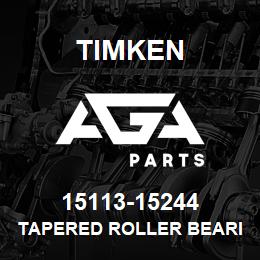 15113-15244 Timken TAPERED ROLLER BEARINGS - TS (TAPERED SINGLE) IMPERIAL | AGA Parts