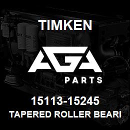 15113-15245 Timken TAPERED ROLLER BEARINGS - TS (TAPERED SINGLE) IMPERIAL | AGA Parts