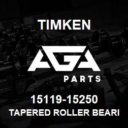 15119-15250 Timken TAPERED ROLLER BEARINGS - TS (TAPERED SINGLE) IMPERIAL | AGA Parts