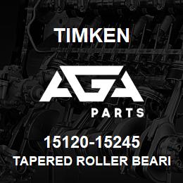 15120-15245 Timken TAPERED ROLLER BEARINGS - TS (TAPERED SINGLE) IMPERIAL | AGA Parts