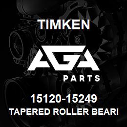 15120-15249 Timken TAPERED ROLLER BEARINGS - TS (TAPERED SINGLE) IMPERIAL | AGA Parts