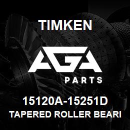 15120A-15251D Timken TAPERED ROLLER BEARINGS - TDO (TAPERED DOUBLE OUTER) IMPERIAL | AGA Parts