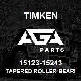 15123-15243 Timken TAPERED ROLLER BEARINGS - TS (TAPERED SINGLE) IMPERIAL | AGA Parts